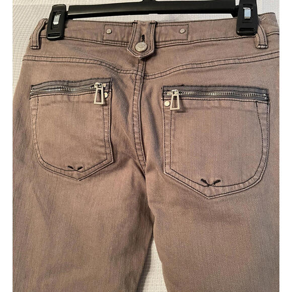 Karen Millen Denim Womens Gray Designer Jeans Size‎ 2 EUC - Picture 7 of 7